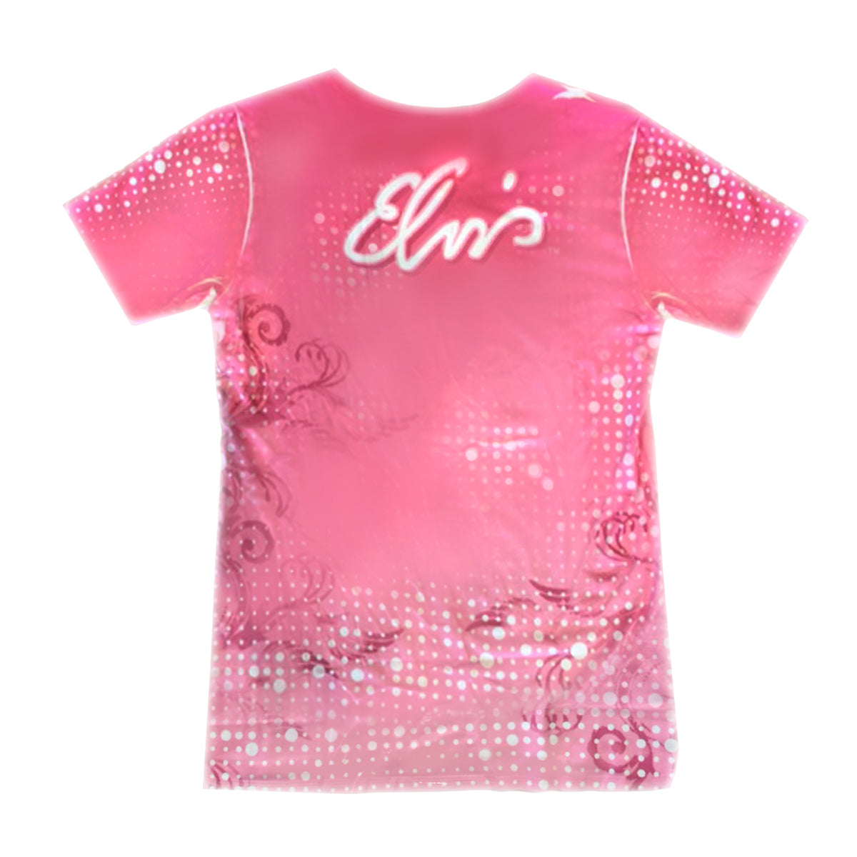Elvis Presley Pink Classic Car Sublimated Women's T-Shirt